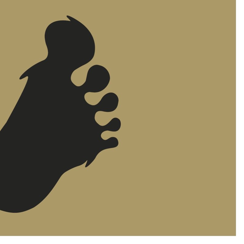 Sasquatch footprint icon