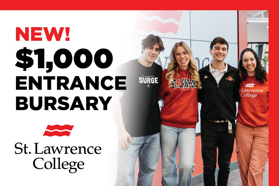 New! $1,000 entrance bursary