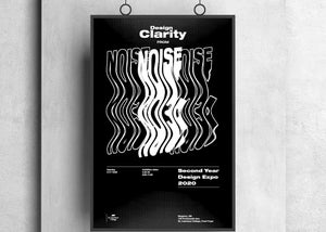 The full poster design for the Second Year Graduate Exhibition show