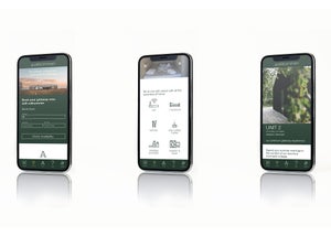 Various pages for Avelkommen at the mobile breakpoint