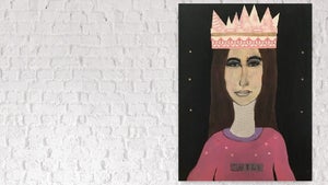 "Girl with Crown" by Christine Antle