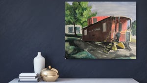 "Red Train" by Erika Fairbanks