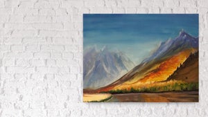 "Mountains in Oil" by Sterling McCullough
