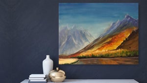 "Mountains in Oil" by Sterling McCullough