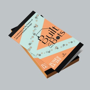 The cover for the booklet from the Built By Bots conference