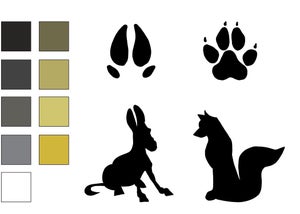 The images and colours used in the cover and spread from the novel