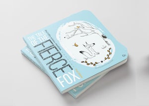 The new cover design for The Tale of the Fierce Fox