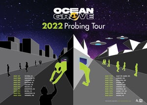 The poster design for Ocean Grove's Probing Tour