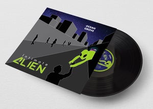 The cover design for Ocean Grove's new album Intimate Alien