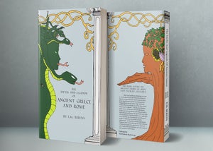 The front and back covers of The Myths and Legends of Ancient Greece and Rome