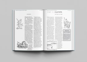 A spread featured in The Myths and Legends of Ancient Greece and Rome