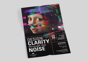 The full poster design for the Second Year Graduate Exhibition