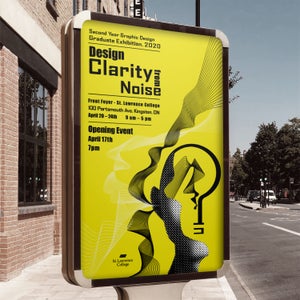 The full poster for the Second Year Graduate Exhibition show