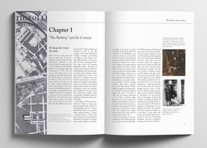 A chapter page spread for Manet, Monet and the Gare Saint-Lazare