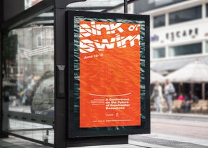 The poster designed for the Sink or Swim conference