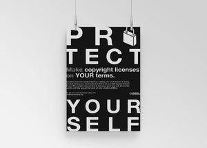 The poster designed for the Creative Commons