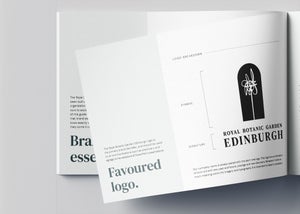 The new favoured logo of the Royal Botanic Garden Edinburgh