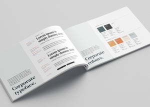 The corporate typefaces and colours of the Royal Botanic Garden Edinburgh