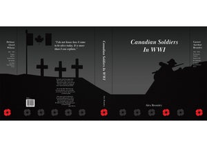 The back and front covers of Canadian Soldiers in WW2