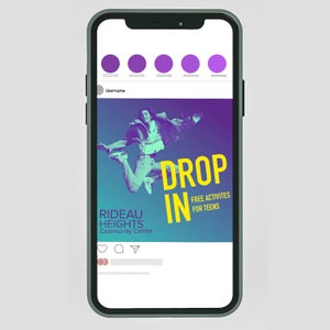 An Instagram advertisement for the Rideau Heights Community Centre