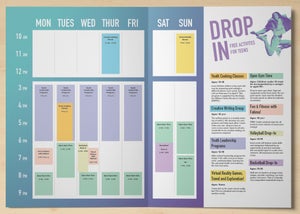 A calendar of events at the Rideau Heights Community Centre