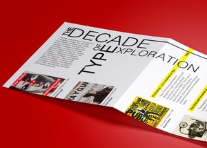 A close up of the title cluster used for the timeline