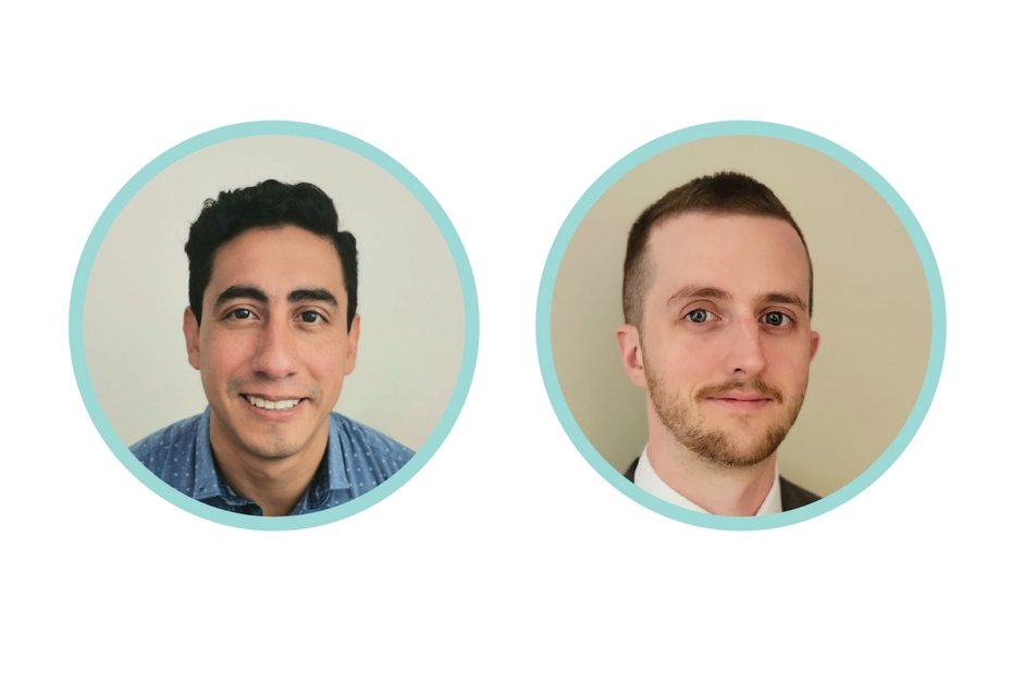 Head shots of students Salvador Lara, Sean McKnight 