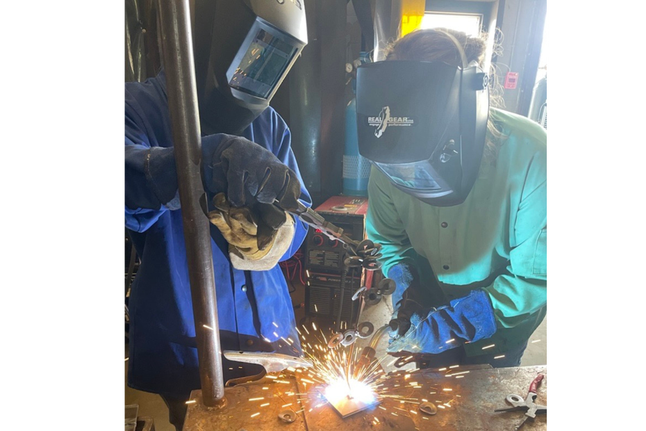 kids welding